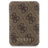 Zestaw Guess GUBPM5P15L4GEMGW iPhone15 Pro 6.1 hardcase + Powerbank 5000mAh MagSafe brązowy/brown 4G Metal Logo